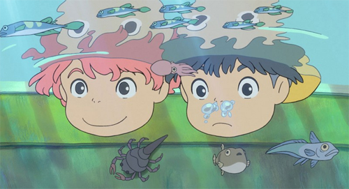 Ponyo on the Cliff by the Sea - 1